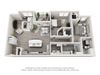 The Lakes at Eagle 2x2 E Floor Plan The Lakes at Eagle 2x2 E Floor Plan
